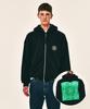 Verse One Paisley Logo Bandana Full Zip Hoodie Black/Green