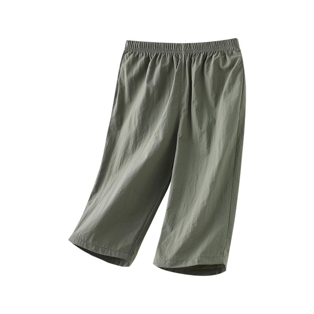 Summer Children's Trousers, Thin, Medium And Large Kids, Girls And Boys, Casual Medium-length Trousers