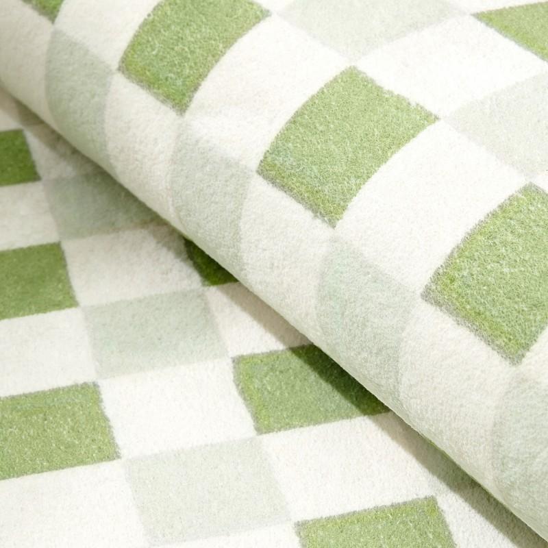 Modern Style Rugs For Bedroom Thicken Plush Living Room Decoration Plaid Carpet Fluffy Sofy Bedside Floor Mat Study Washable Rug