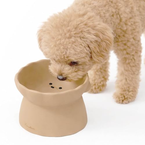 

Lunabear Silicone Pet Bowl for Dogs and Cats, Non-Slip, Easy-Eating, Slanted Height [Dishwasher and Microwave Safe, for Small and Medium Dogs and Cats