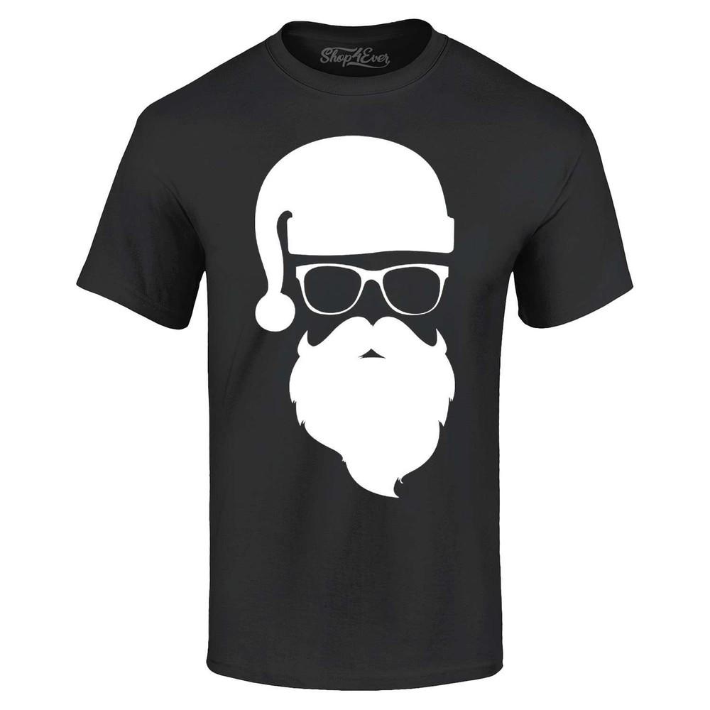 

Hipster Santa with Sunglasses T-shirt Christmas Holiday Xmas Shirt S