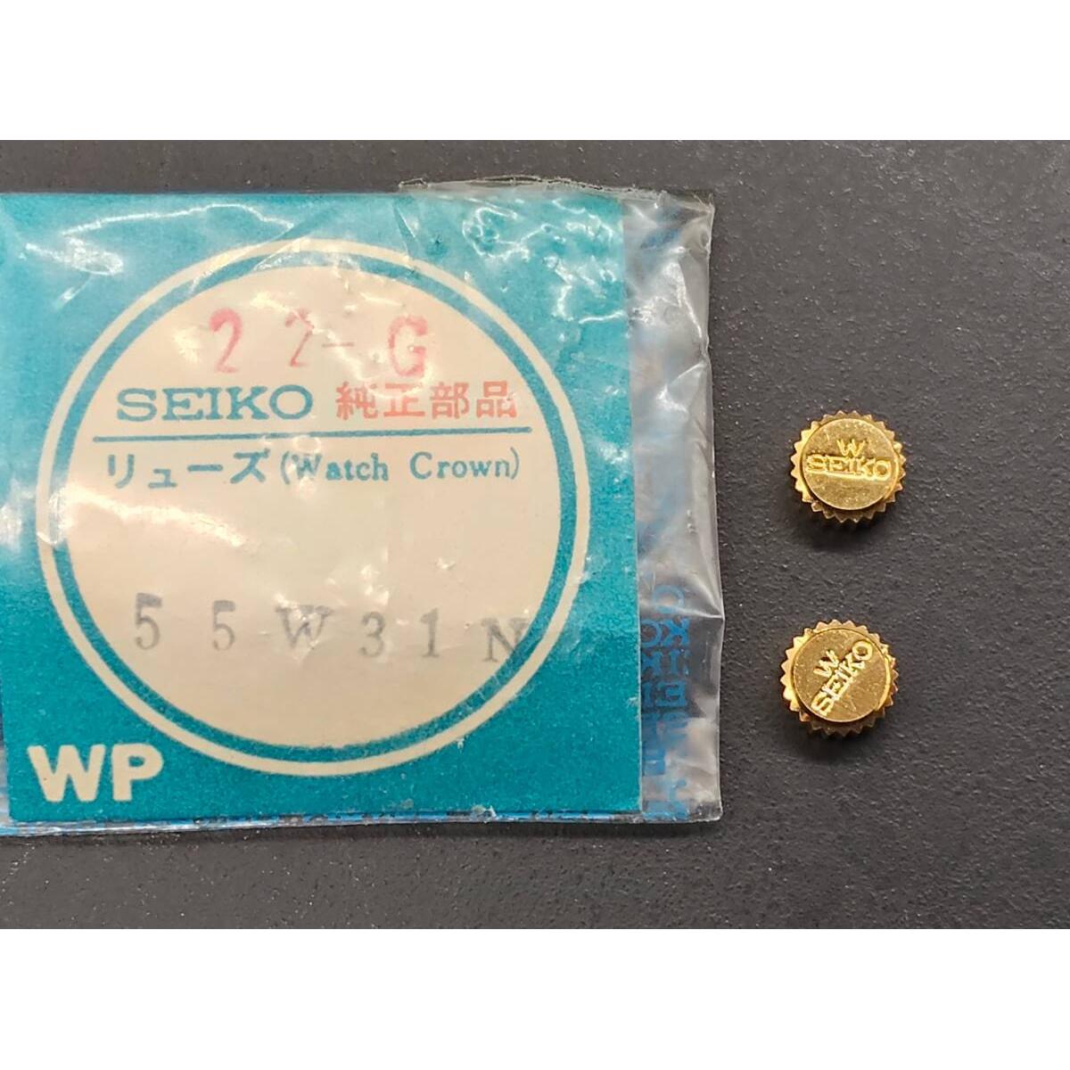 Used Grand Seiko 55W31N SEIKO Gold Genuine Parts Crown Dead Stock Unopened Unused GS