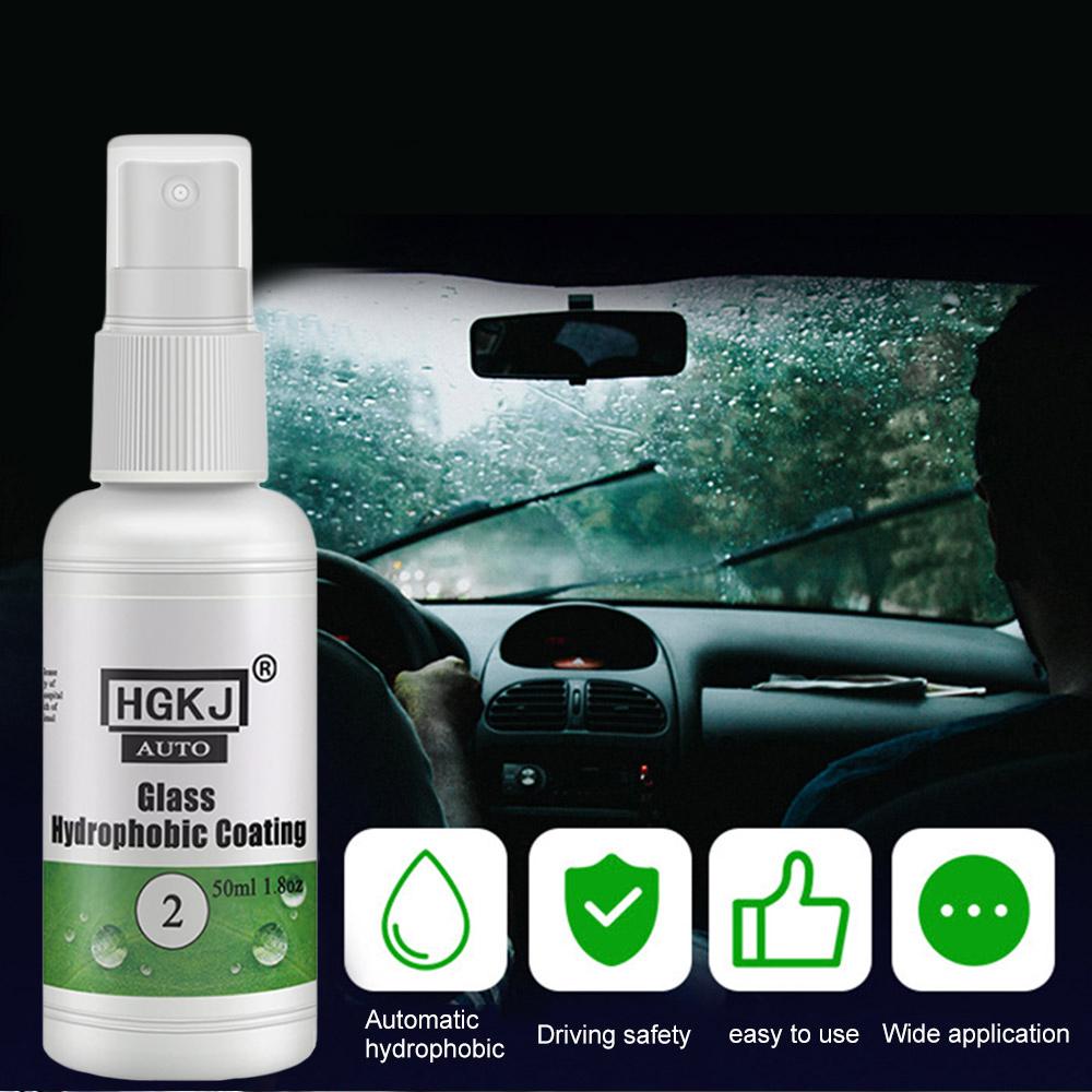 Vysoce kvalitní péče o auto 20ml/100ml Přípravek proti dešti na sklo auta Nano hydrofobní povlak na sklo auta Automobilové čištění auta
