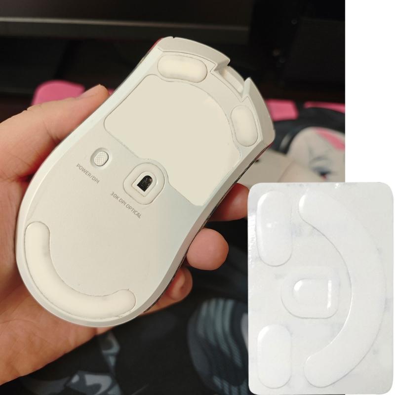 Mouse Skates Smooth Control PTFE Mouse Feet for DeathAdder Mouse Glides Enhances Precise and Durability