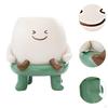 Cartoon Resin Flower Holder Ornament Collectible Pot Decorative Planter for Office Party Entryway