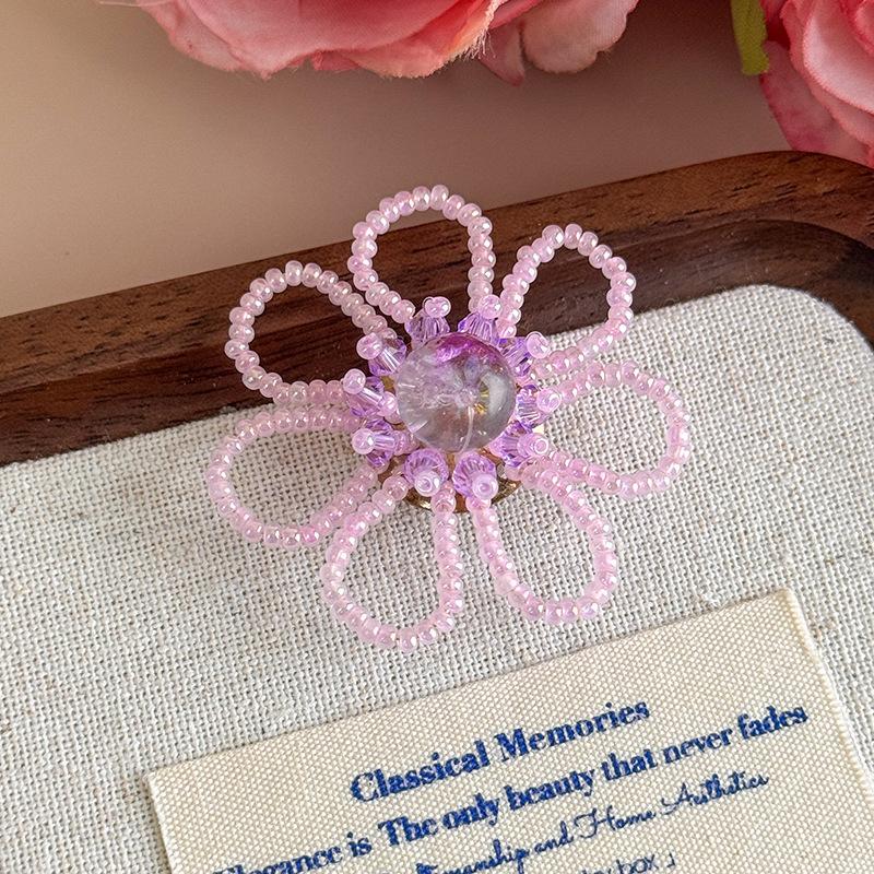 Shoe Decorations Beaded Imitation Pearl Artificial Crystal Hole Shoes Charms Decorations DIY Shoes Flower Buckle Accessories