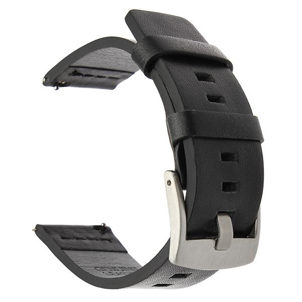 NEW 20/22mm Watch band Quick release Leather Strap for Samsung Galaxy Watch 3 Active2 40 44mm huawei watch gt2 WatchBand 18 24mm