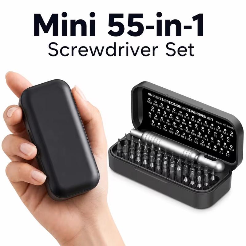 55-In-1 Mini Precision Screwdriver Set Magnetic Repair Tool Kit Torx Hex Bits For Phone Watch Laptop Electronics Diy