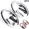 For Nissan Qashqai / +2 / Dualis 2010 2011 2012 2013 Chrome Front Fog Light Lamp Cover Protector Molding Bezel Trim Car Styling