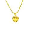 Vietnam Sand Gold Four-Leaf Clover Heart Pendant - Luxury Fashion Jewelry