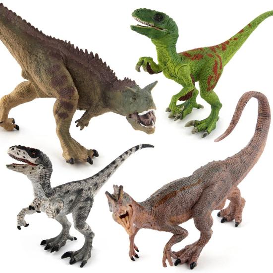 Realistic Velociraptor Dinosaur Action Figure Model Collection Toy Desk Decor