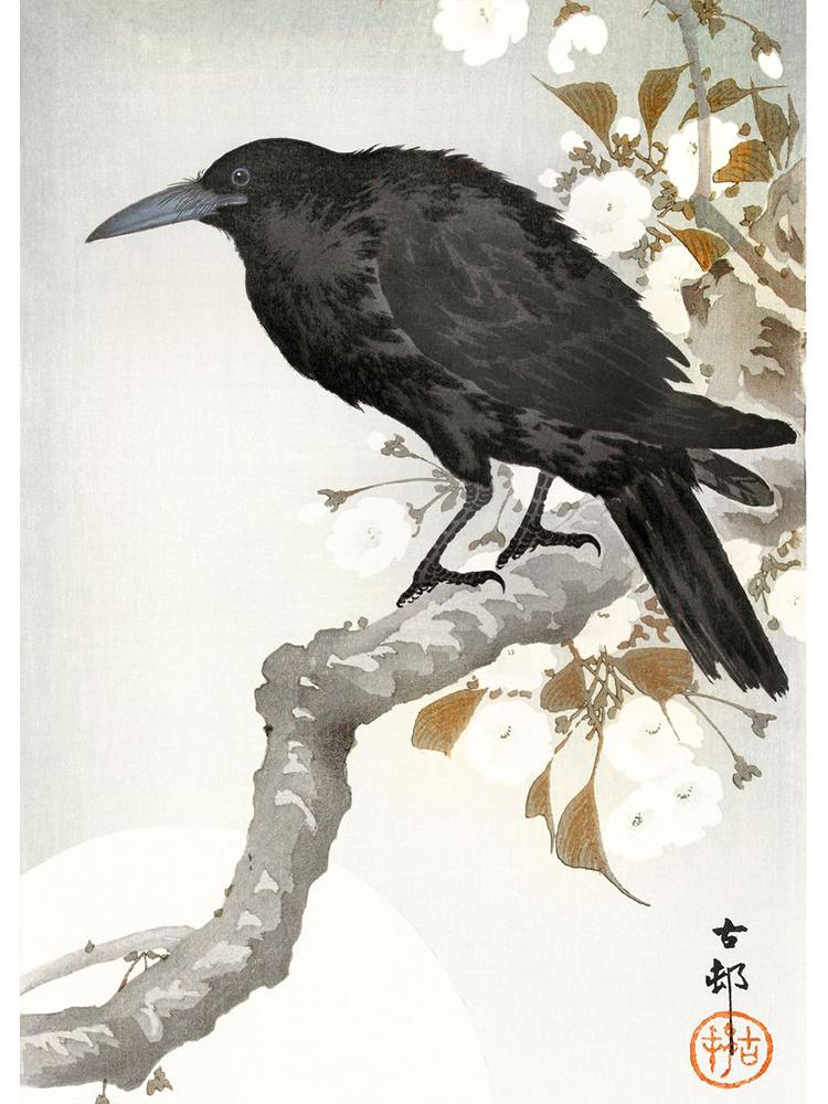 

Японский художник Охара Косон, классическое произведение искусства, постер, холст, картина, обезьяна, гусь, цветок, птицы, настенное искусство для гостиной, домашний декор 40x50cm No Frame