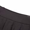 Kirsh Inner Pants Detail Mini Pleated Skirt [Charcoal]