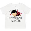 Inktastic Loved By My Auntie Ladybug Toddler T-Shirt Aunt Niece Nephew Kids Cute