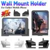 Laddställ för telefon och surfplatta Fästs med klister eller skruv Mångsidigt stativ för i-Pad/i-Phone 15/Samsung/Kindle/E-läsare