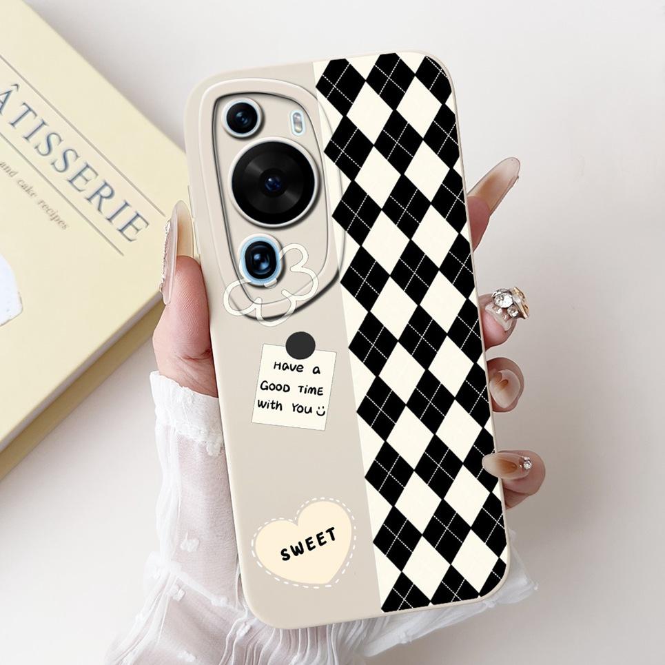 Cover For Huawei P60 Pro P60Art Case TPU 2024 Fashion Luxury Soft Silicone Phone Case For Huawei P60 Camera Protection Bumper