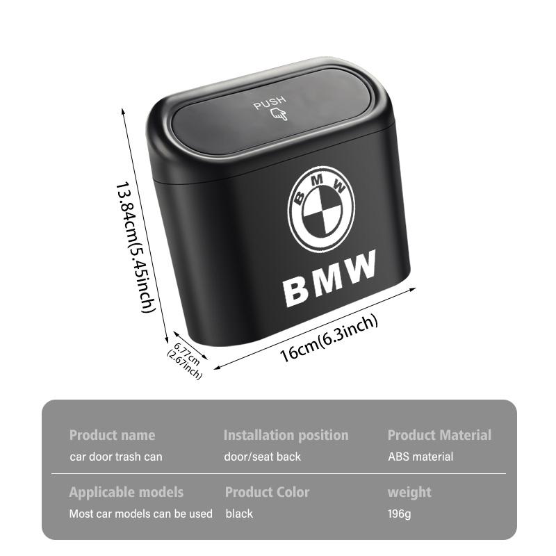 Car Door Side Trash Universal Garbage Dust Case Storage Box For BMW M Sport M2 M3 M4 M5 M6 E46 E90 E60 F10 F20 E87 X3 X6 BFPQY1