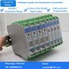 USB intelligent temperature transmitter thermocouple thermal resistance analog rail module to analog 4-20mA repeater