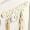 Traceless Suction Cup Door Rear Hooks Wall Mounted Sundries Storage Holder Wall Hooks  Bathroom