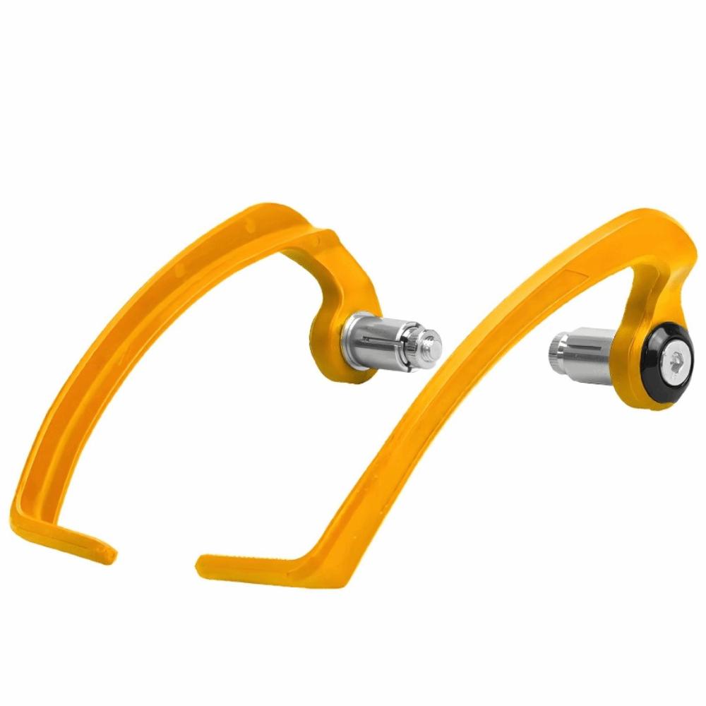 

A Pair Durable Handlebar Protector Weatherproof Motocross Hand Guards Adventure Riding жовтий