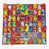 1 Set Foods And Tools Building Blocks Diy Toys Seafood Meat Vegetables Fruit Dessert Dishes Small Particle Blocks