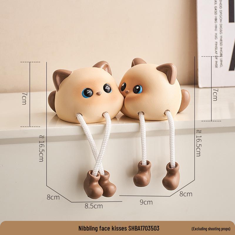 Dangle Leg Doll Ornament for Home or Children's Room Decor