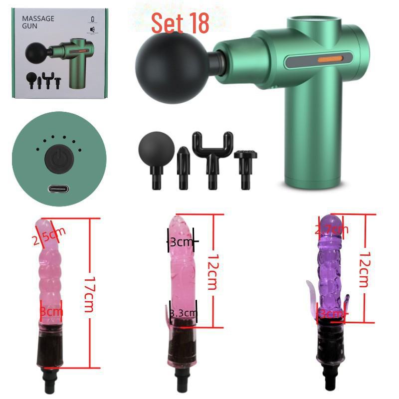 

Женский многофункциональный силиконовый массажный пистолет для расслабления мышц