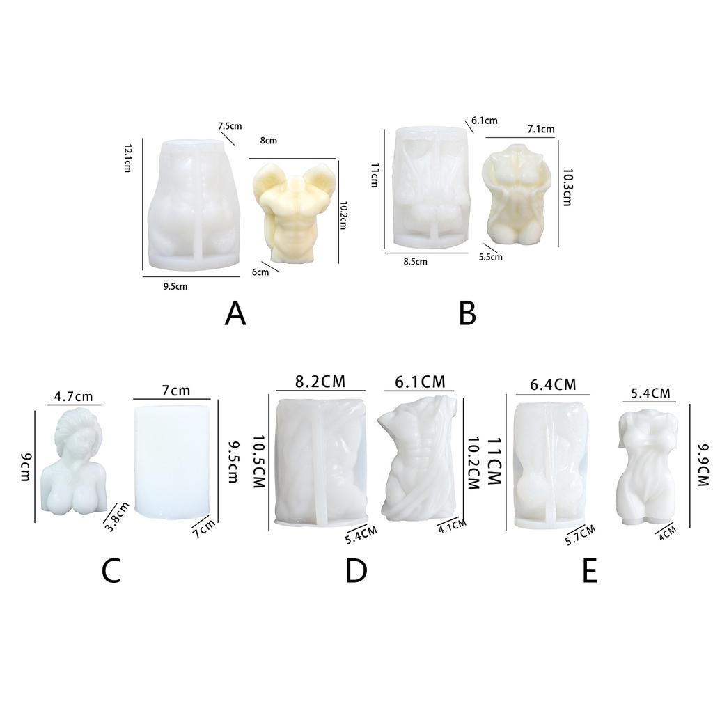 DIY Casting Mold Geometric Candle Molds, Silicone Crafts Mold Pendant 3D Geometric Candle Mold Candle Decorations Tools