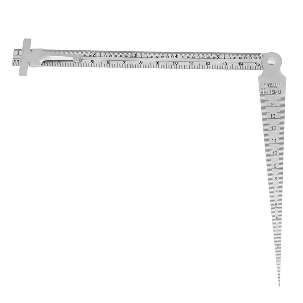 High Precision Tapered Ruler Metric Taper Gauge Stainless Steel Tapered Bore Gauge Vernier Caliper Engineer Depth Measurement Ruler