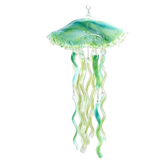 

Acrylic Jellyfish Wind Chime for Outside Jellyfish Hanging Sun Catcher Wind Chime for Beach Party Garden Patio Porch Home