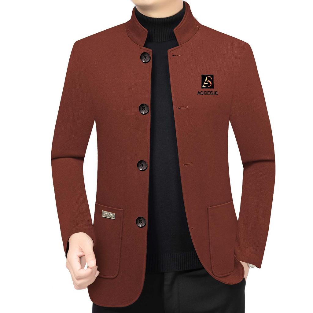 Men's Versatile Slim-Fit Stand-Collar Jacket - Spring 2025 Fashion Trend