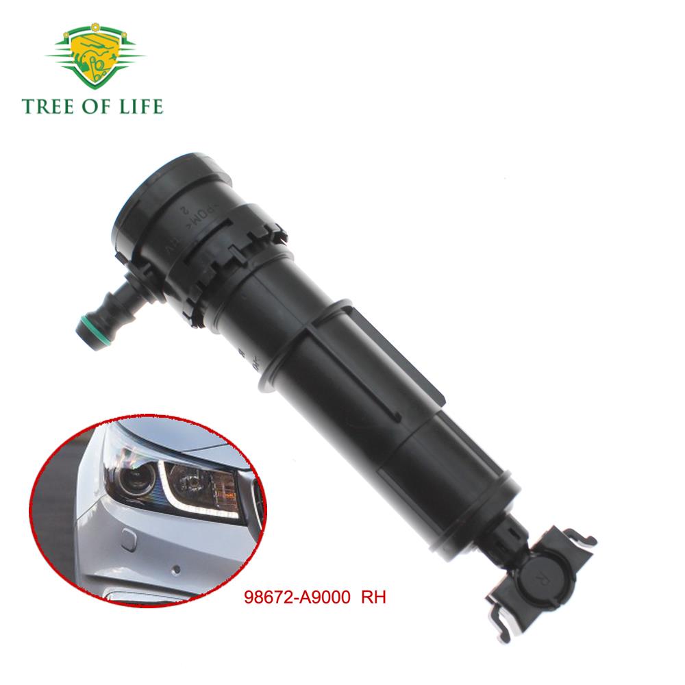 For Kia Carnival Sedona 2015 2016 2017 2018 (LH&RH) Front Headlight Headlamp Washer Sprayer Nozzle Jet Cover Cap High-quality