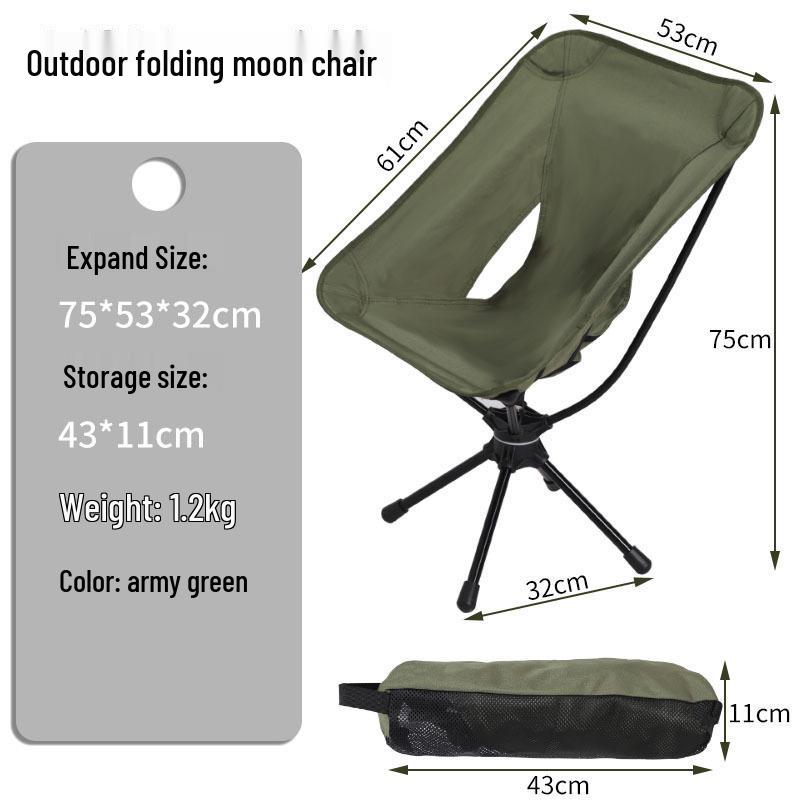 

Outdoor Camping Foldable Aluminum Chair with Backrest and Umbrella