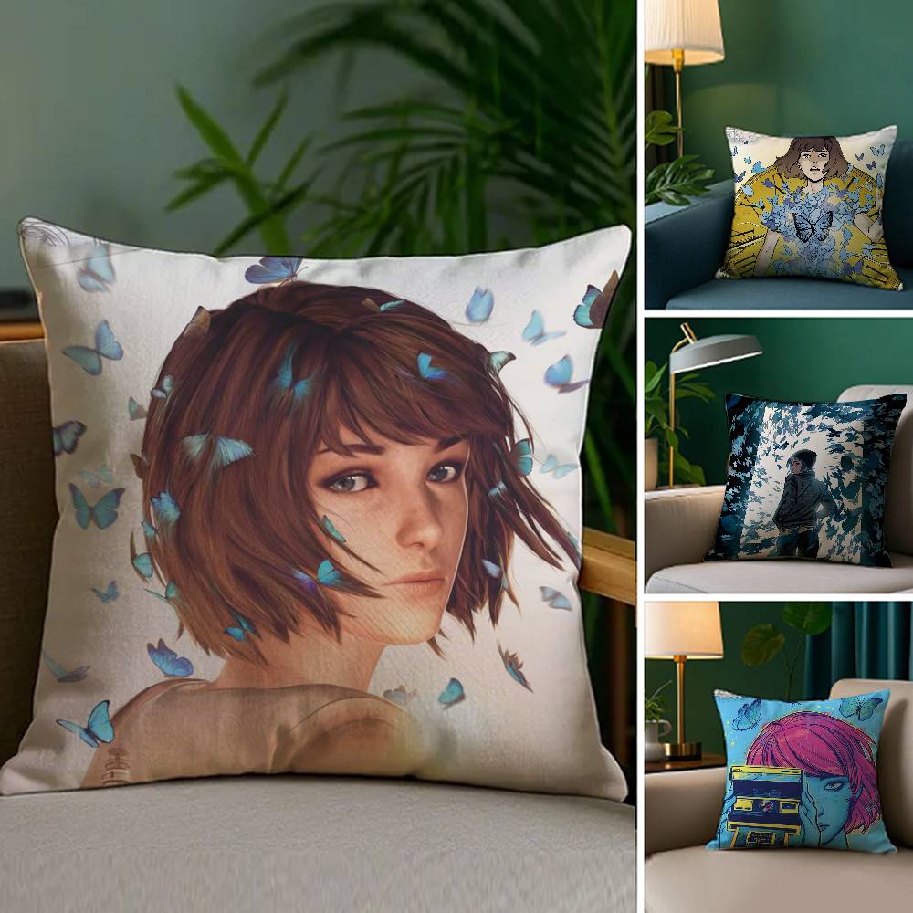 Spiel Life Is Strange Kissenbezug Sofa Wohnzimmer Schlafzimmer Zweiseitiger Druck Quadratisches Kissen Nickerchen-Kissenbezug
