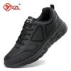 YRZL Herren Vulkanisierte Schuhe Schwarz Wasserdicht Sportlich Herren Sneaker Abriebfest Herren Walking Sportschuhe Bequeme Herrenschuhe