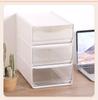 Desktop Transparent Storage Box Drawer-type Office File Storage Box Bedroom Study Superimposed Combination Storage Cabinet