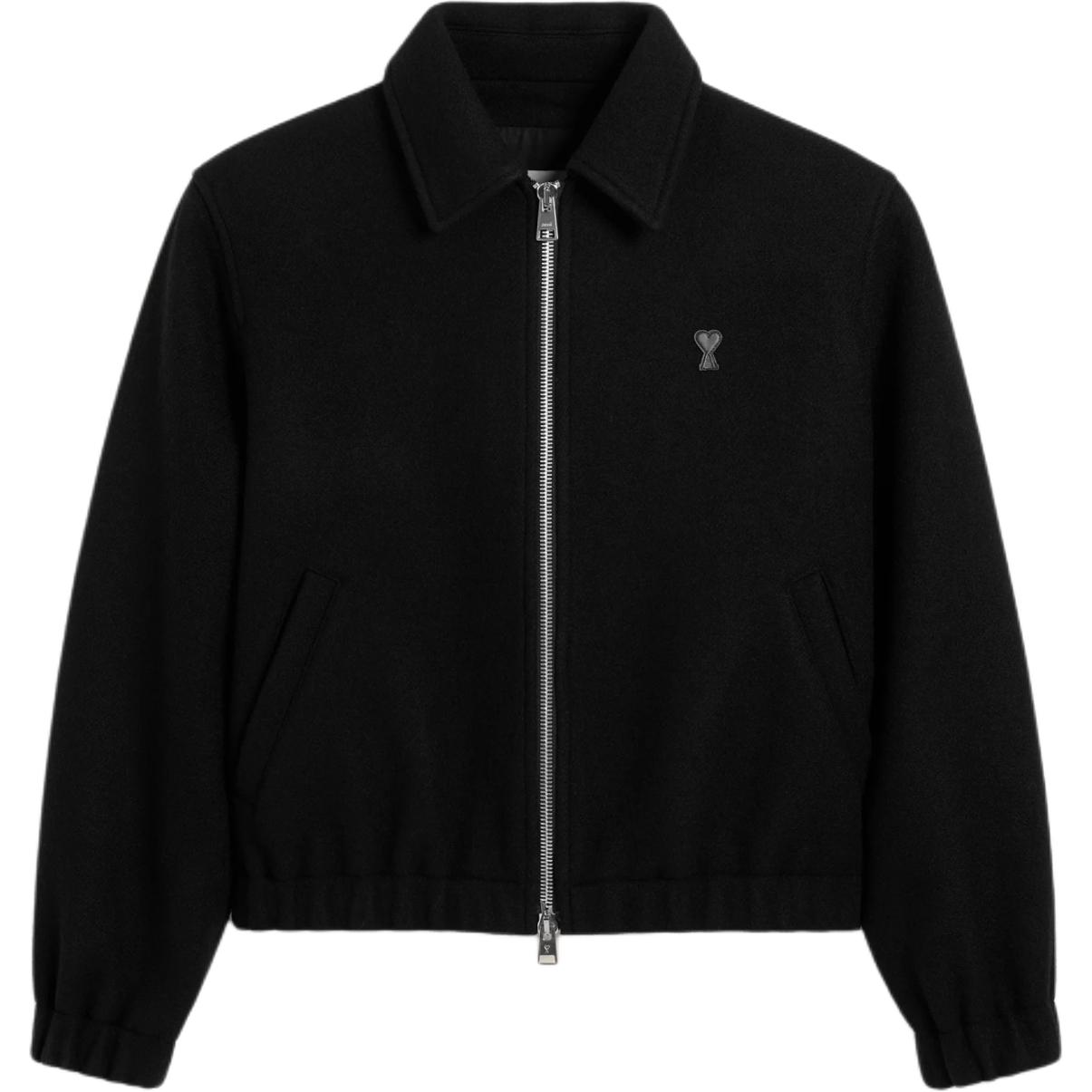 Ami Zipped Jacket HJK033WV0049-001 M black
