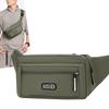 Men's Waist Bag Outdoor Sports Multifunctional Wear-Resistant Waterproof Large Capacity Nylon Chest Bag Mobile Phone Bag