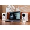 Edifier USB Powered Speaker with 3 Inputs 5W and Headphone Jack (USB, Bluetooth, AUX), Output, (R20BT, White) ED-R20BT-WH