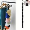 Closet Hanging Cap Organizer,8 Baseball Cap Rack,Closet Hook Cap Holder Hat Storage Organizer - Keep Hat Cleaner Than A Hat Rack