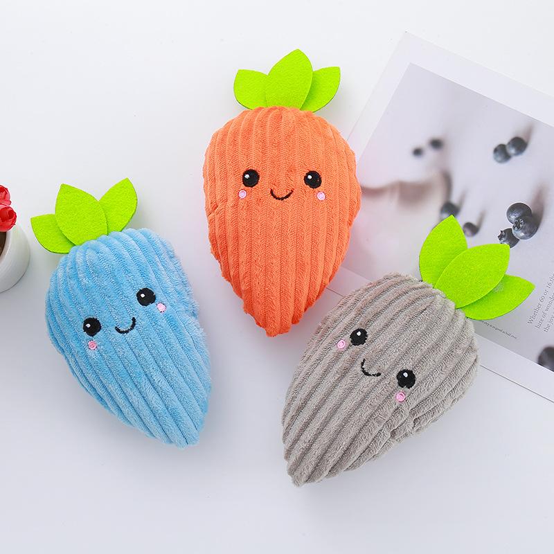 Pet Supplies Striped Carrot Toy Accompanies Dogs