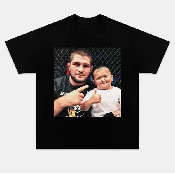COMBATWEAR KHABIB & HASBULLA TEE, Wrestling Shirt, UFC Graphic Tees T-Shirt XXXXL