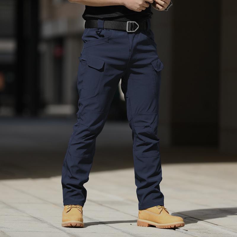 IX9 Tactical Softshell Waterproof Pants - Spring/Autumn Outdoor Stretch Windbreaker for Training