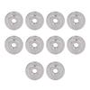 Knurled Thumb Nut 304 Stainless Steel Knurled Flat Head Through Hole Hand Tightening NutM6