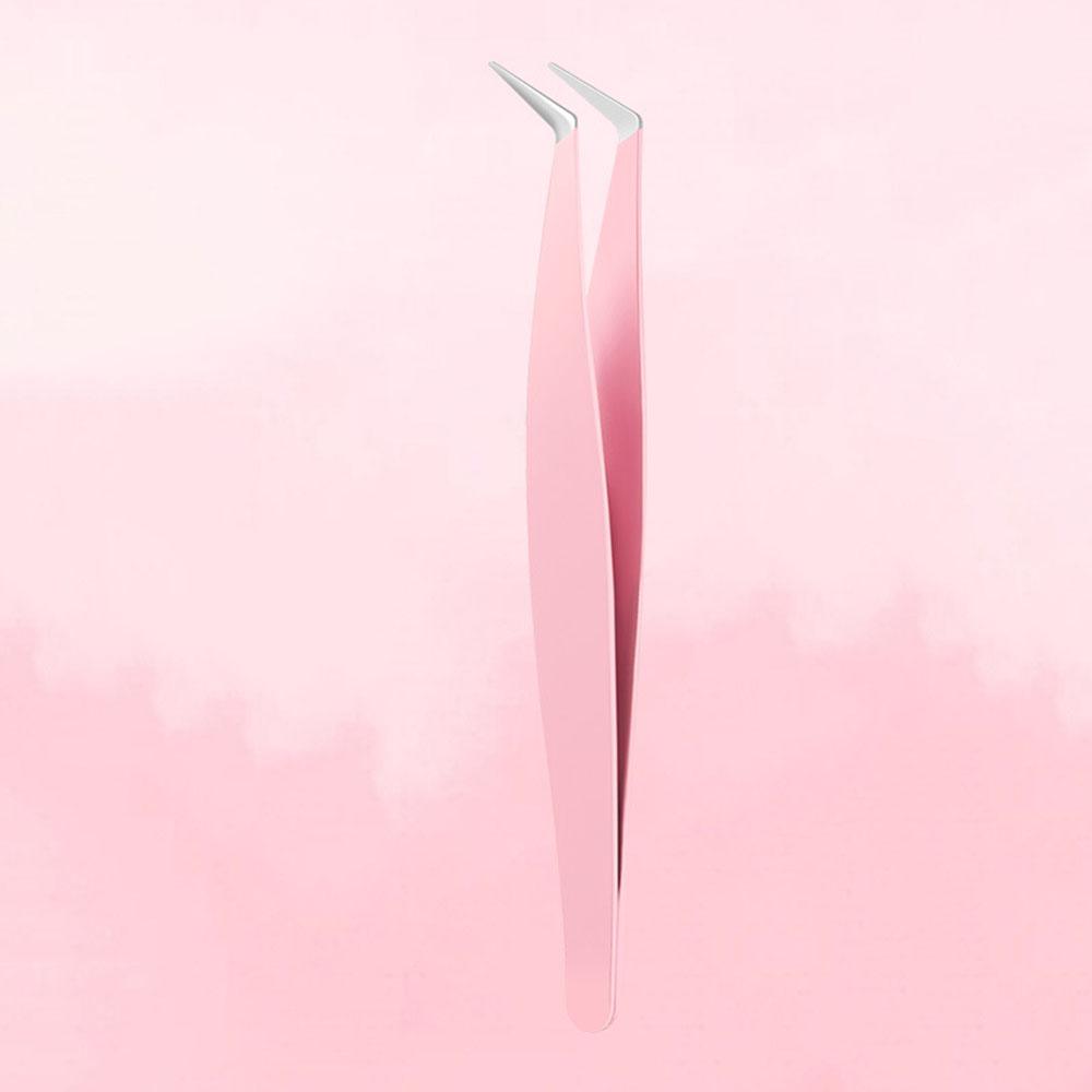 Stainless Steel Tweezers Stainless Steel Grafted Eyelash Curler Eyelash Tweezers High Quality False Eyelash Clip For Makeup