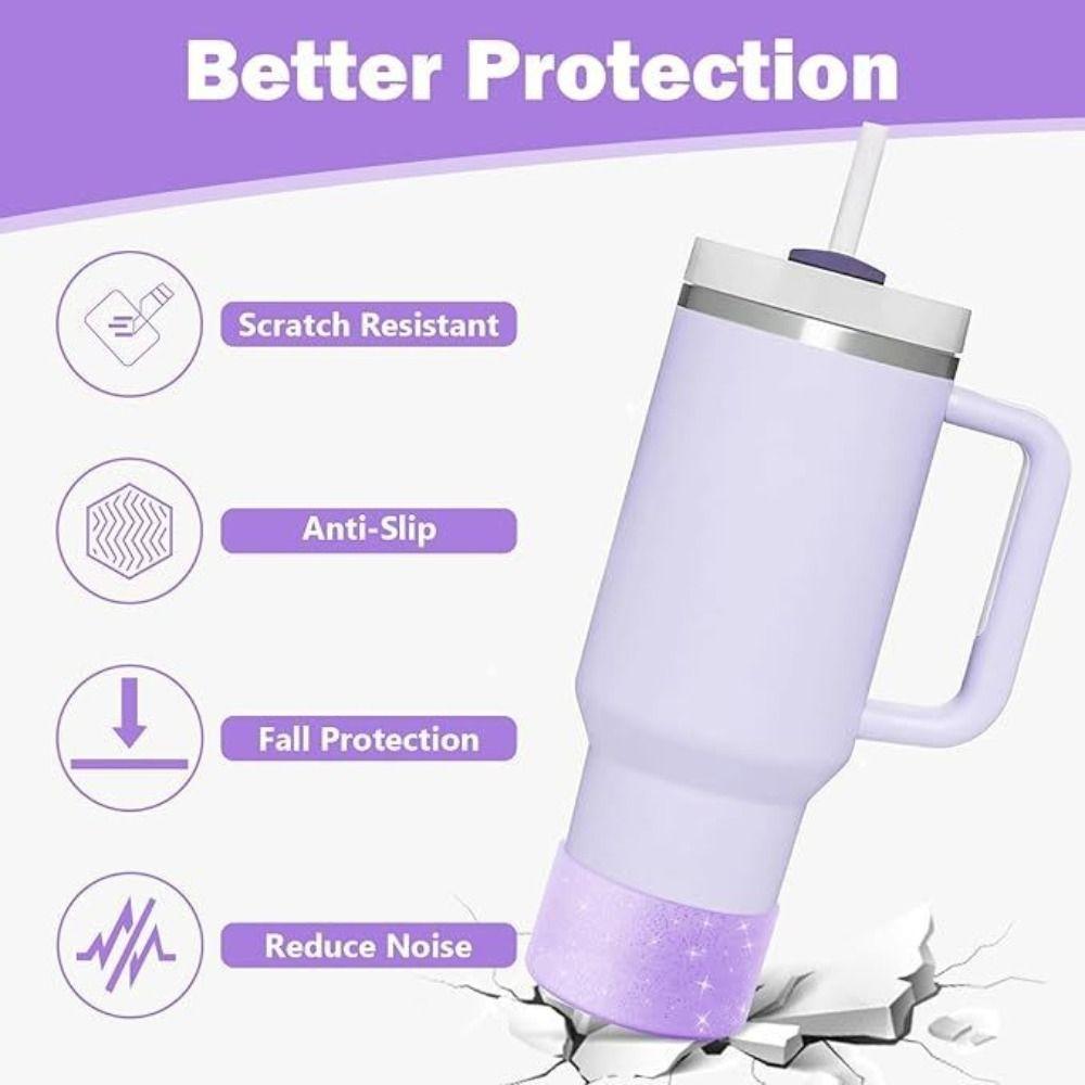 4 st/set Körsbärsblommor Kopp Halmskydd Halkfri Koppberlock Kedja Kopptillbehör