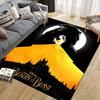 1pc Disney Beauty and the Beast Pattern Carpet Area Rug Non-slip Carpet Hand Washable Floor Mat Suitable For Living Room Bedroom Home Decor