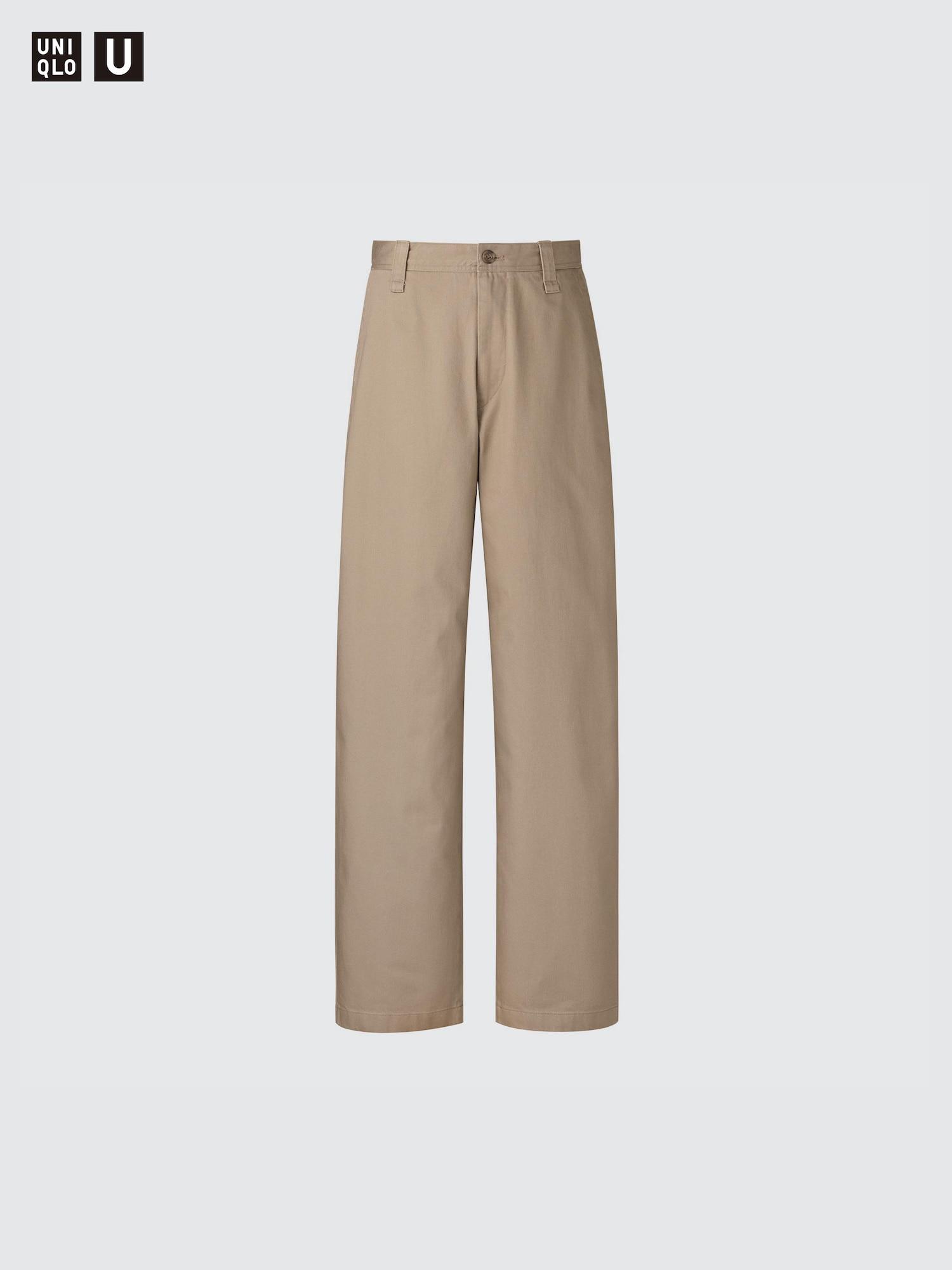 

Uniqlo Japan Широкие брюки-чиносы Длинные 35 BROWN/73
