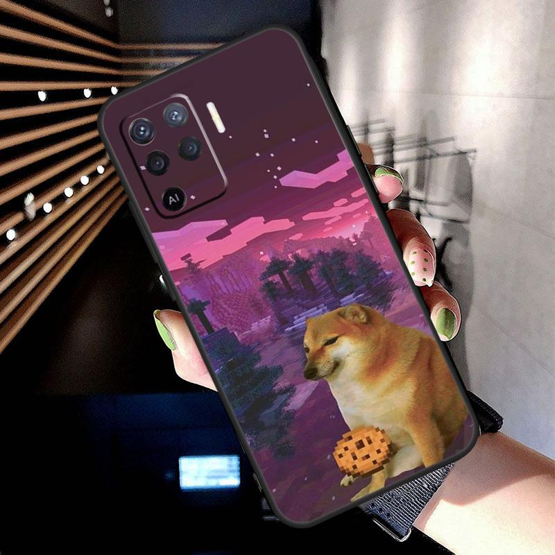 

Funny Cheems Doge Case For Oppo A5 Pro A15 A17 A57 A77 A18 A38 A58 A78 A98 A94 A74 A54 A16 A76 A96 A40 A60 A80 OPPO A80 5G