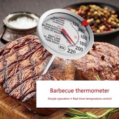 Kitchen Oven Thermometer Stainless Steel Dial Oven Thermometer Portable Food Cooking Baking Temperature Gauges